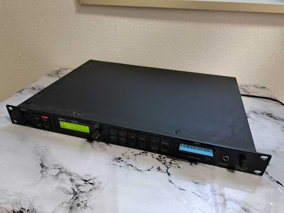 通電確認のみ】YAMAHA トーンジェネレーター TG55 音源モジュール