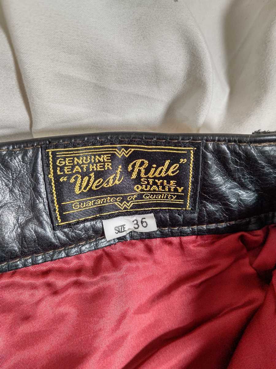 WESTRIDE レザーパンツ