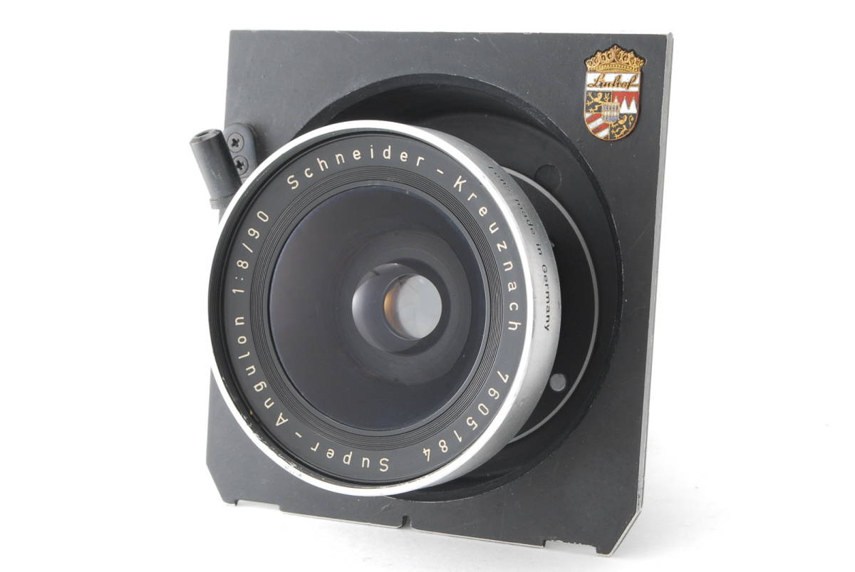Schneider Kreuznach Super Angulon 90mm f/8 Linhof 凹みボード