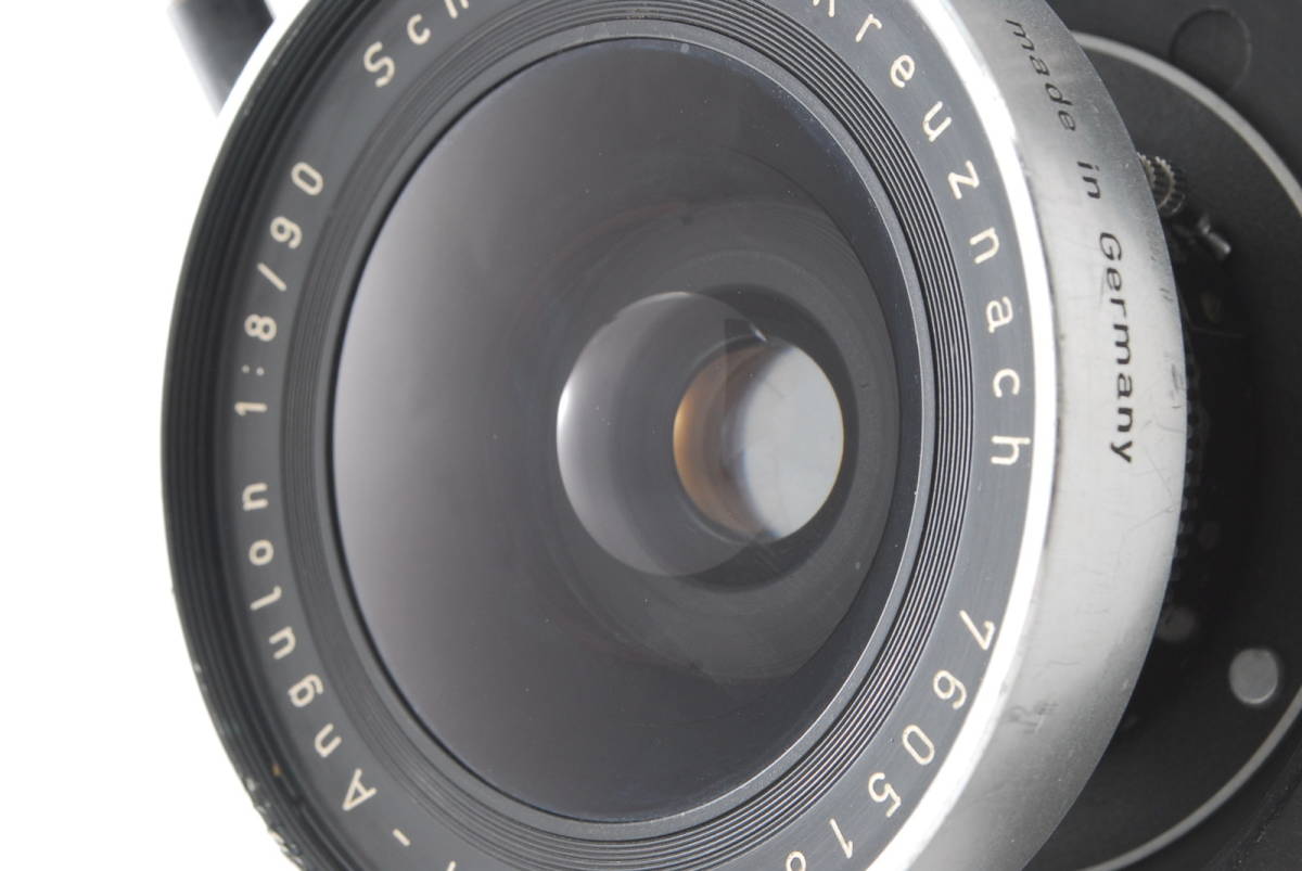 Schneider Kreuznach Super Angulon 90mm f/8 Linhof 凹みボード