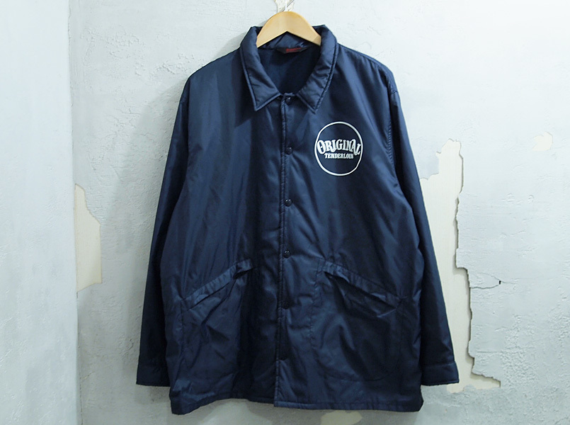 Tenderloin コーチジャケット 青 TENDERLOIN 17A W ロゴプリント