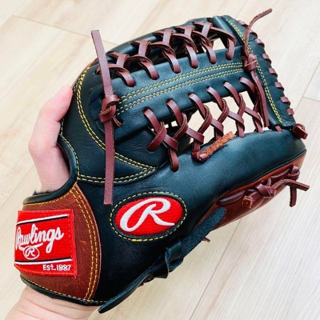 【匿名配送】★美品★ローリングス 一般 軟式 グローブ 右投げ GAMER