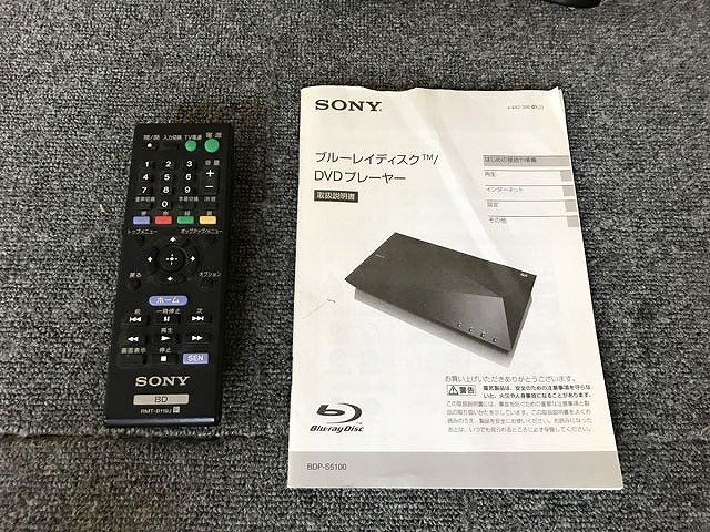 SNE61139大 ソニー ブルーレイディスク / DVD プレーヤー BDP-S5100