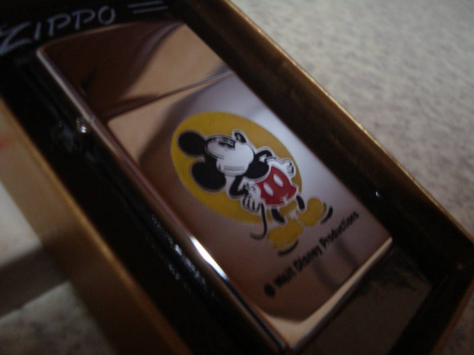 Zippo ジッポー ディズニー ミッキーマウス オイルライター 箱有り 未