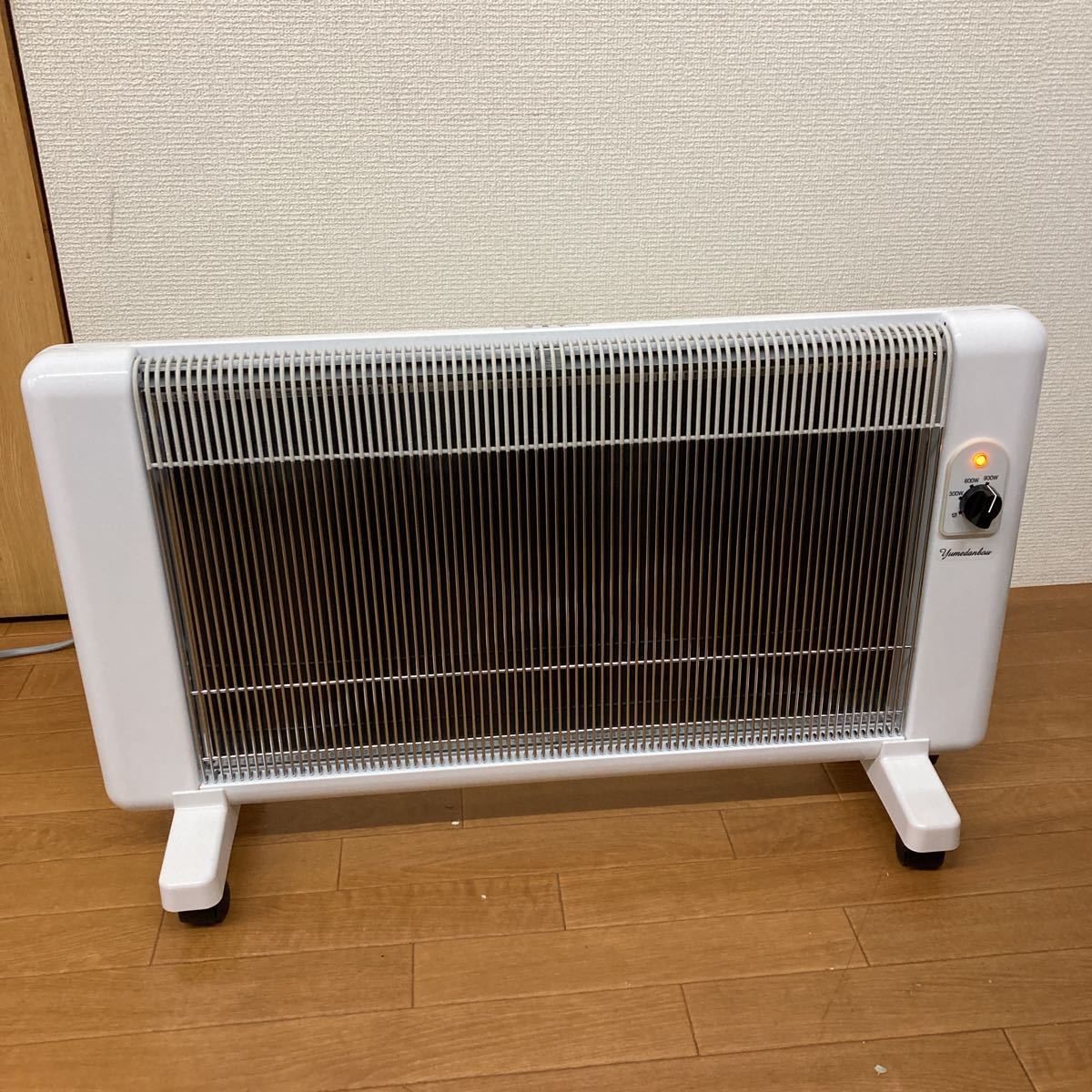 アールシーエス 遠赤外線パネルヒーター 夢暖望 900型 6~8畳 ホワイト YUME900-R18 暖房器具 電気ヒーター2022年9月購入