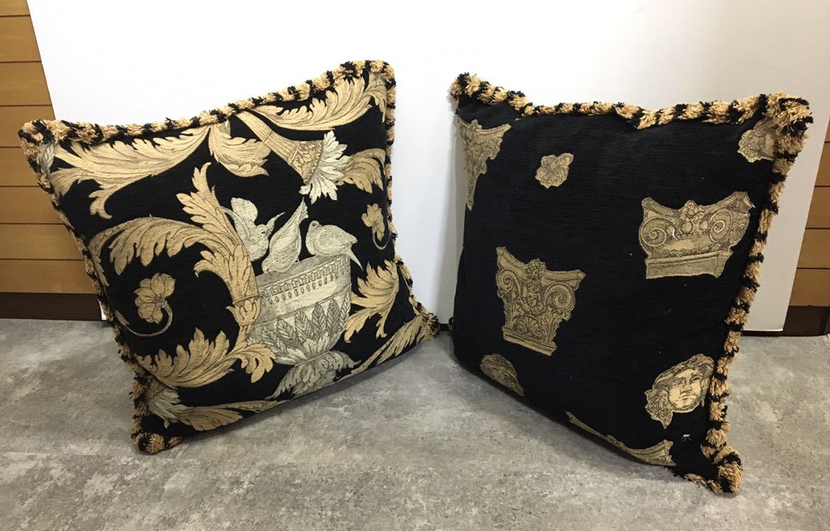 DURESTA デュレスタ クッション 2点セット 黒