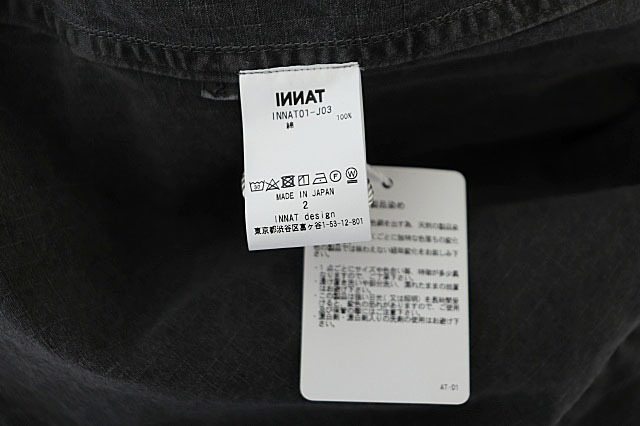 INNAT インアット 21AW PAJAMA SHIRT JACKET パジャマ シャツ 