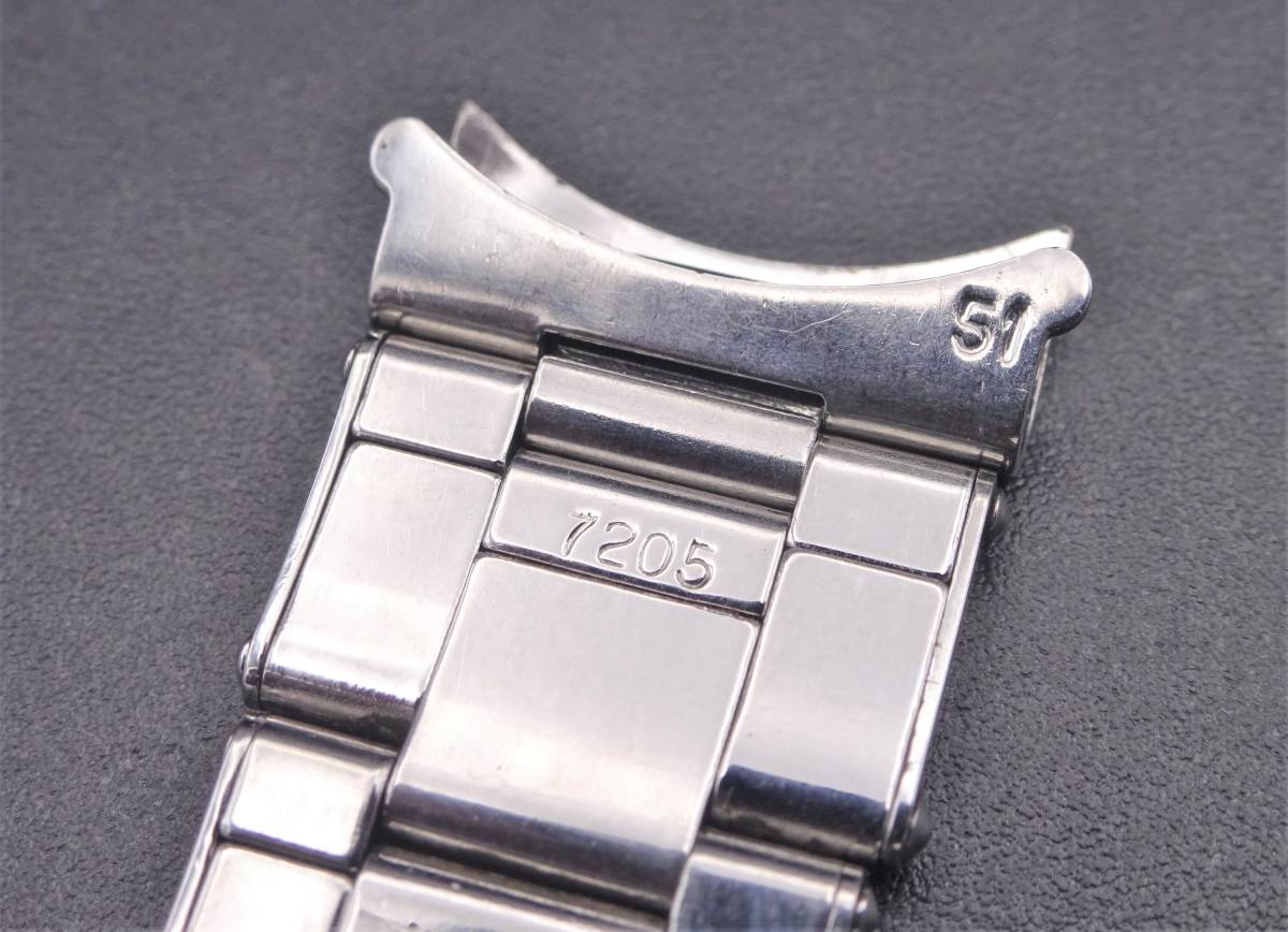 1円～! ROLEX ロレックス 純正リベットブレス 7205 FF51 69年1期