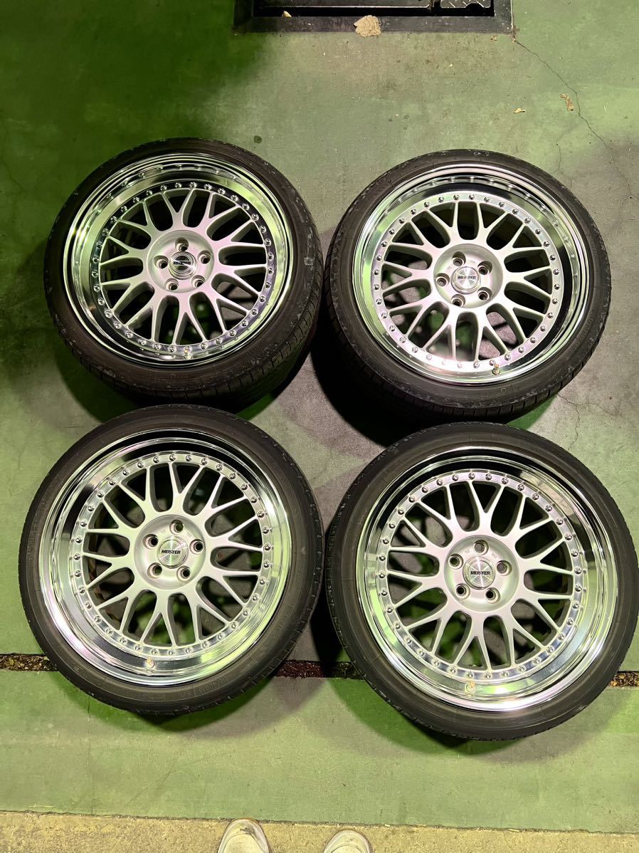 WORK MEISTER M1 8.5-18+45/+32 5H100 4本セット　ワークマイスター　プリウス　18インチ8.5J 