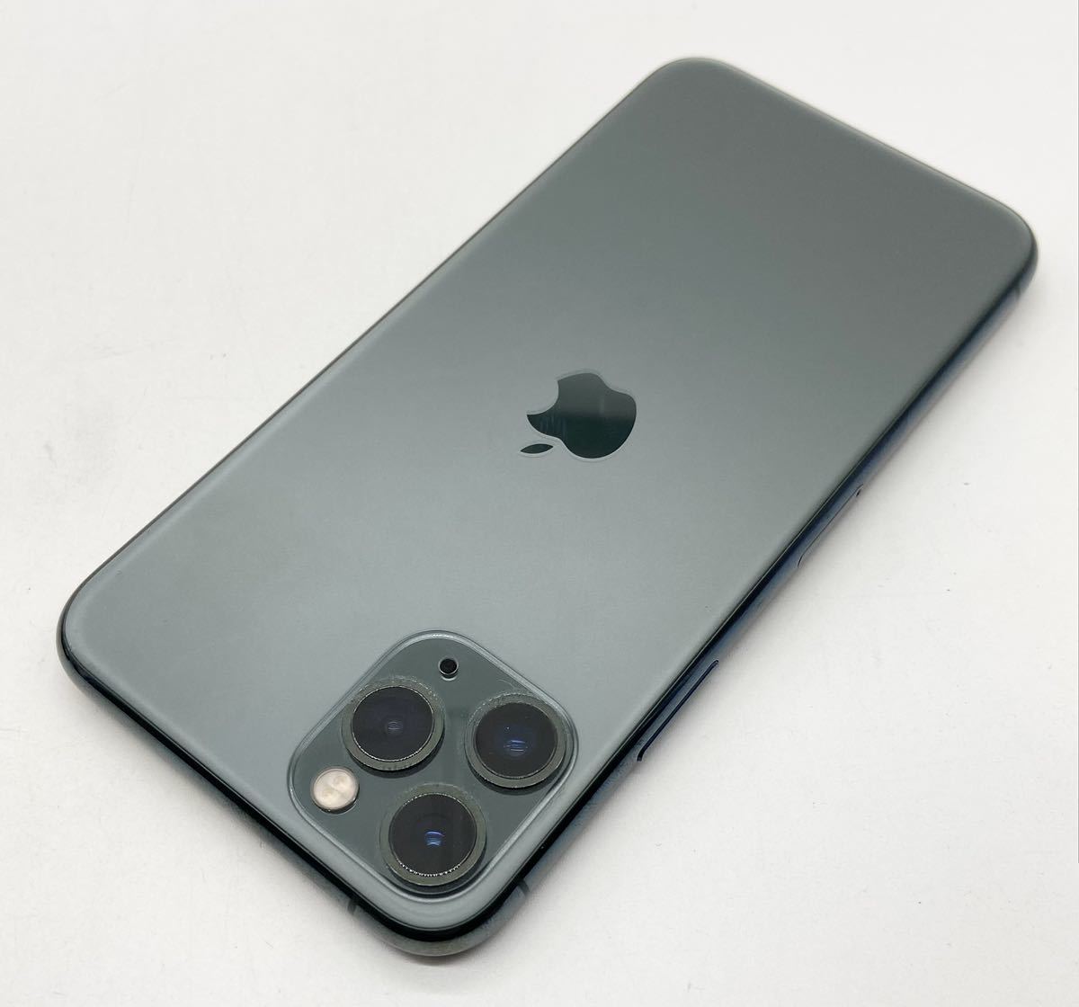 美品☆ iPhone 11 Pro ミッドナイトグリーン 256GB MWCC2J/A au ○ ⑰