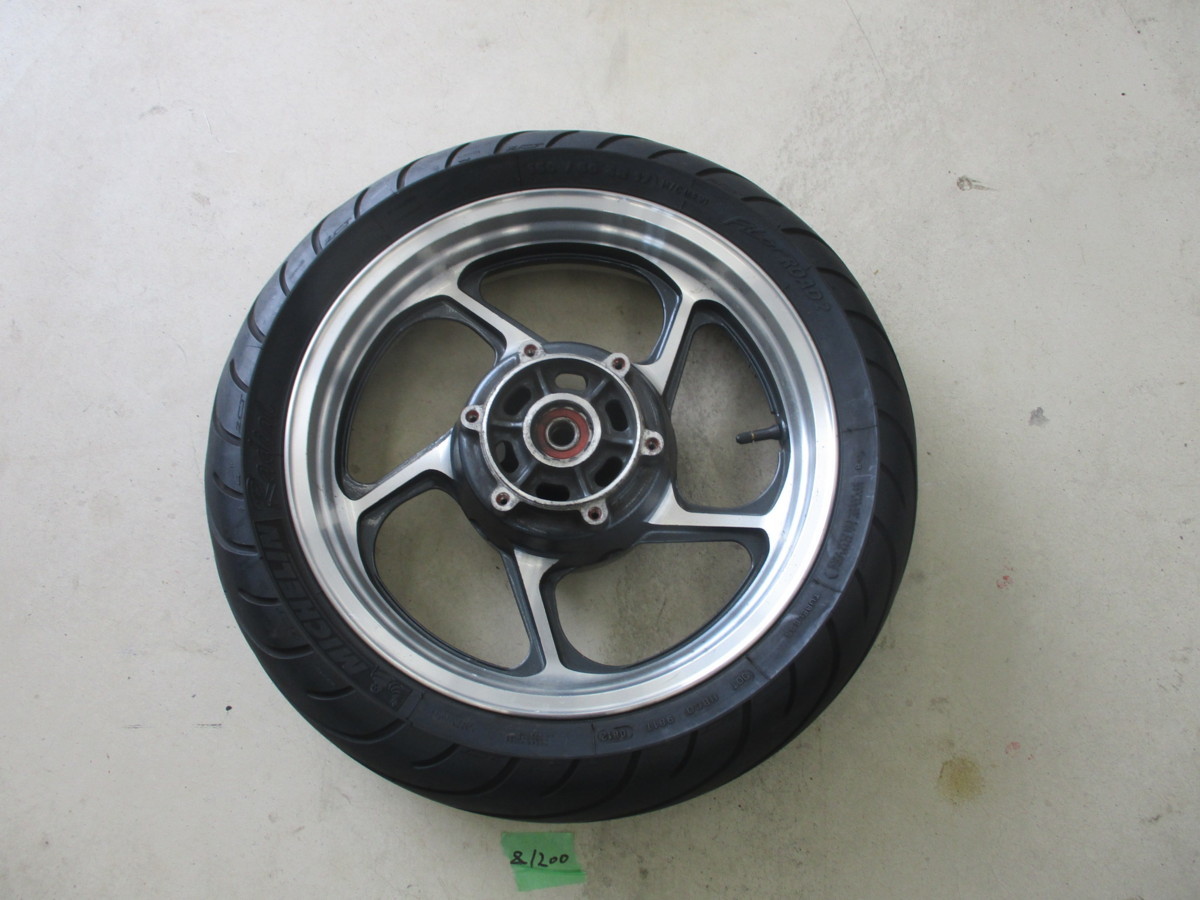 □中古 カワサキ ゼファー1100 純正リアホイール J17M/CX MT4.50