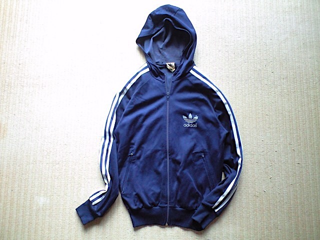 アディダス adidas 80s イエロー×ネイビー 好 HURRCANE 即決 1点物 80s