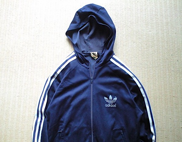 アディダス adidas 80s イエロー×ネイビー 好 HURRCANE 即決 1点物 80s