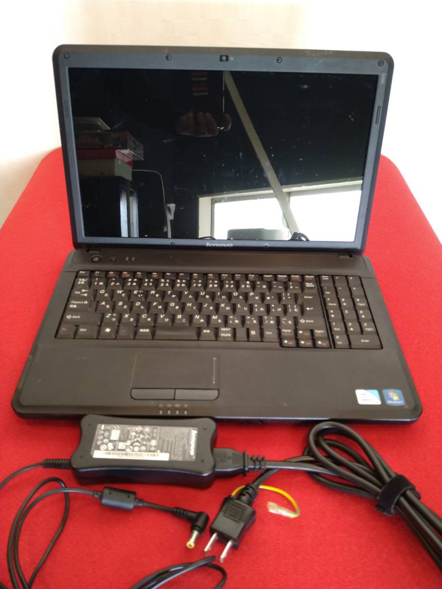 3314-03★初期化済★Lenovo G550 2958GCJ★Windows10にアップグレード済/intel Coa2 Duo 2.50GHz/8GB/15.6型★