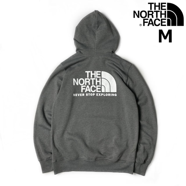 1円～!売切!【正規新品】THE NORTH FACE◆THROWBACK HOODIE プルオーバー パーカー US限定 裏起毛 男女兼用(M)グレー 181130-30
