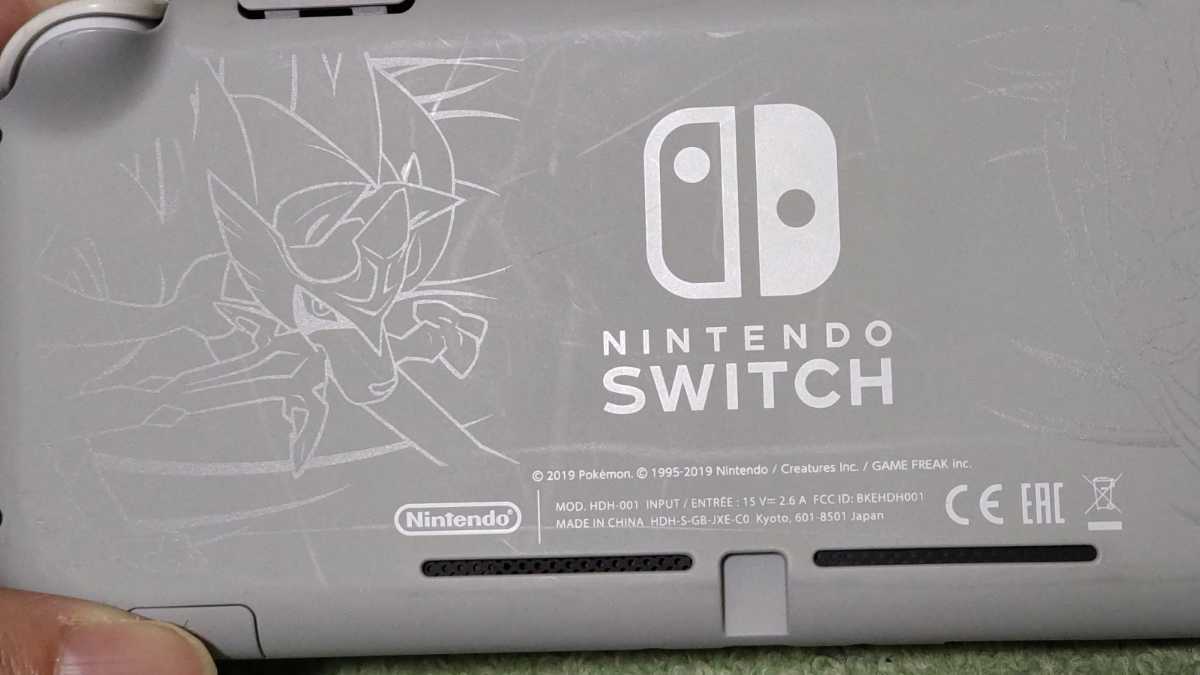 ジャンク品 NINTENDO Switch Lite ザシアン・ザマゼンタ 本体のみ