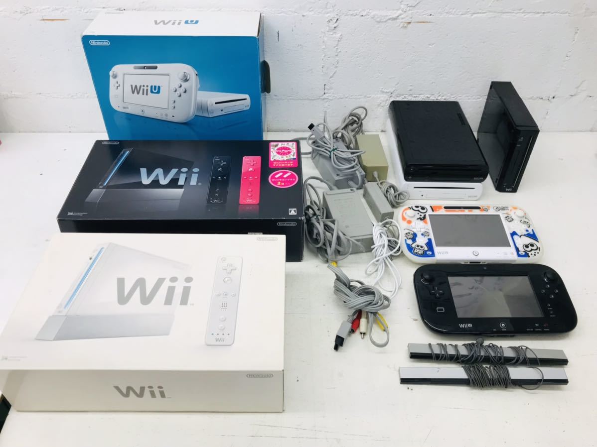 k1226-05☆任天堂 Nintendo Wii WiiU 本体 付属品 クロ シロ k1226-05☆任天堂 Nintendo Wii WiiU 本体 付属品 クロ シロ