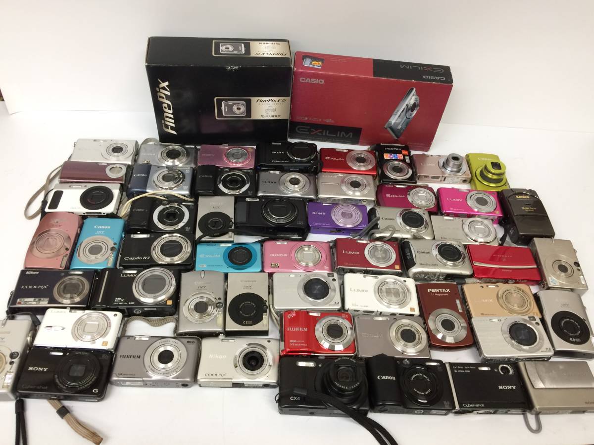 ジャンク】デジタルカメラ19台セット デジカメ FUJIFILM SONY
