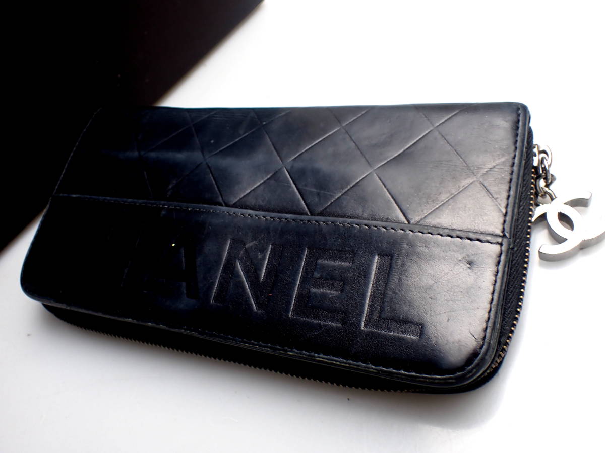 正規品☆CHANEL シャネル☆ラウンドファスナー長財布 シャネル CHANEL