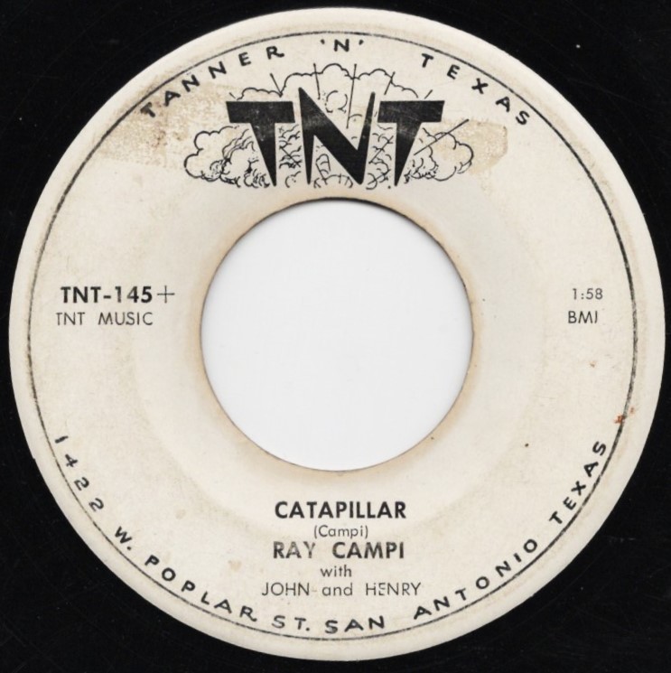 貴重盤 / SUPER RARE !! TEXAS Rockabilly / RAY CAMPI - CATAPILLAR