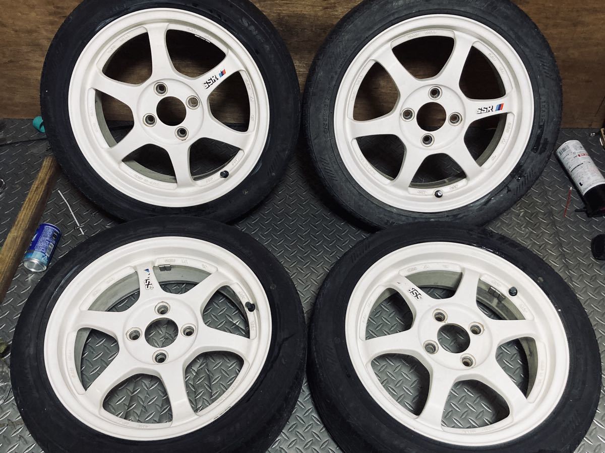 SSR TYPE-C 15インチ 5.5J PCD100 4穴 ET42 BS SNEAKER 165/55R15 4本 