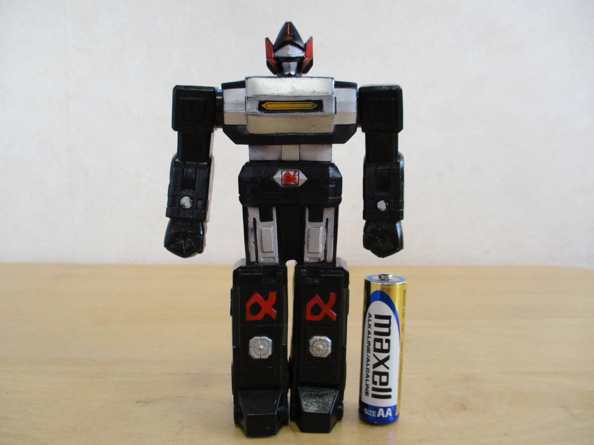 希少当時物 ポピー 光速電神 アルベガス ロボット ソフビ 人形 昭和