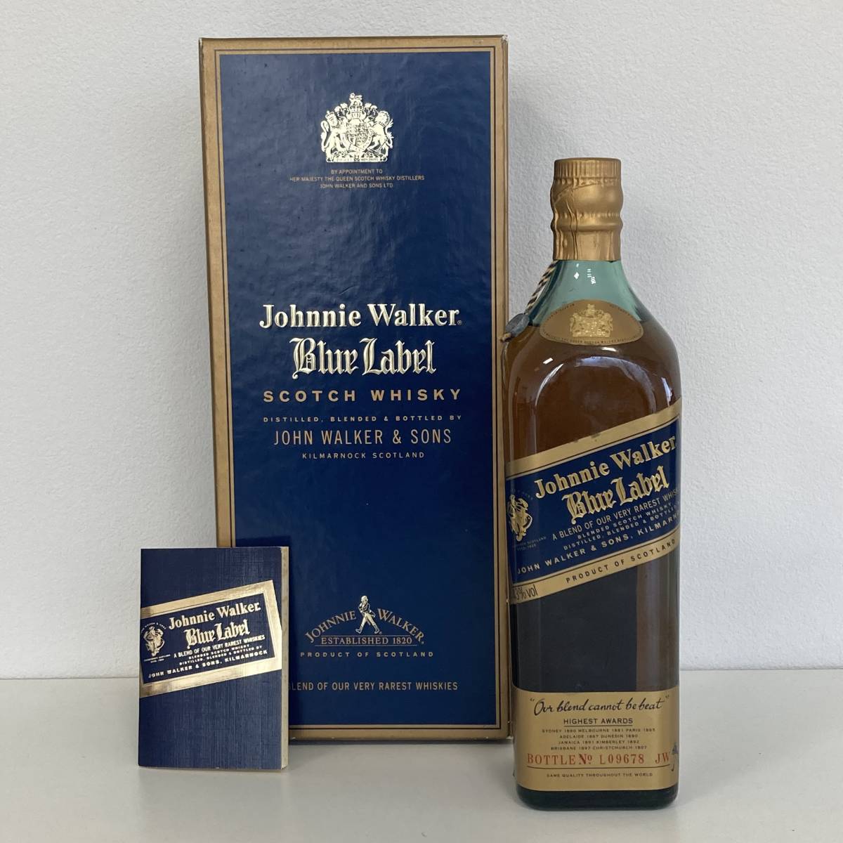 ジョニーウォーカー ブルーラベル 750ml スコッチウイスキー 箱