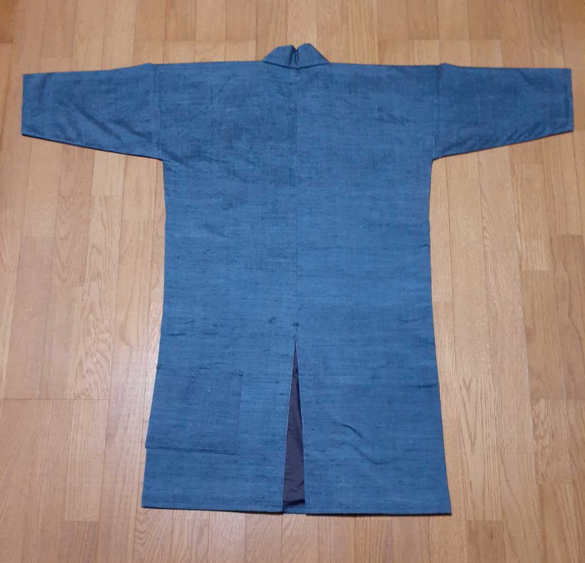 着物稽古着 弓道 絹 袷 青 鮮やか 弓道着 稽古着 商品説明欄必読 和服 着物 リメイク 茶道書道などお稽古事にも(弓道)|売買された ...