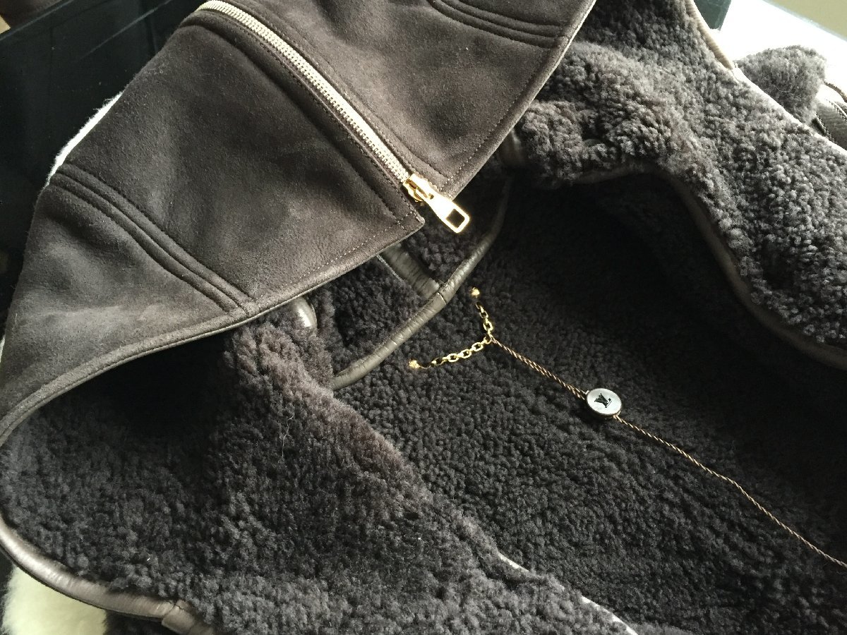 LOUIS VUITTON ルイヴィトン 最高峰 SHEARLING バイカラー シープ 