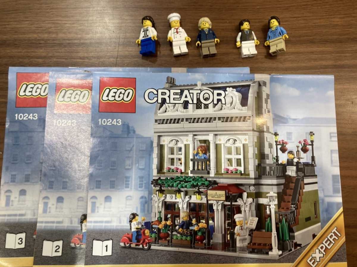 LEGO レゴ クリエイター 10243 Creator Parisian Restaurant 組立済