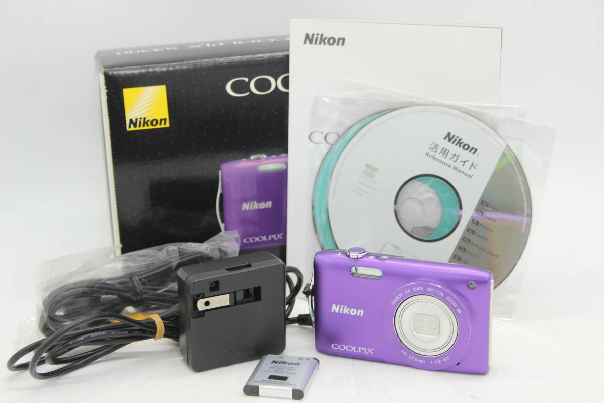 Nikon S3300 COOLPIX ニコン パープル デジタルカメラ : - 紫 com