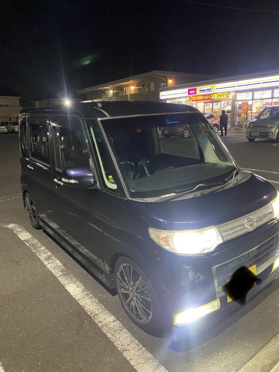 タントカスタムRSターボ タイミングチェーン CVT フルセグテレビ 8