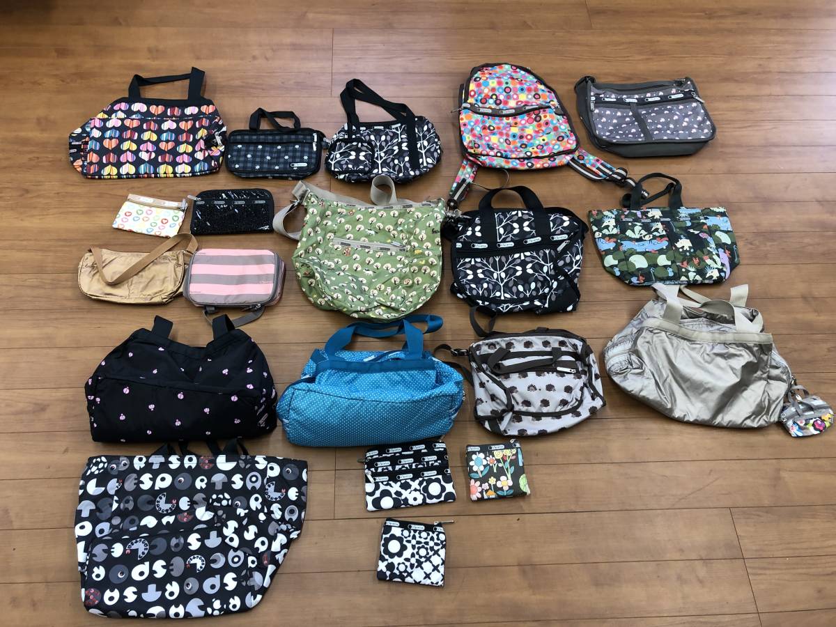 58☆④レスポートサック　20点まとめ　LESPORTASC　LeSportsac　リュックサック　ハンドバッグ　ショルダー　ポーチなど　写真追加あり