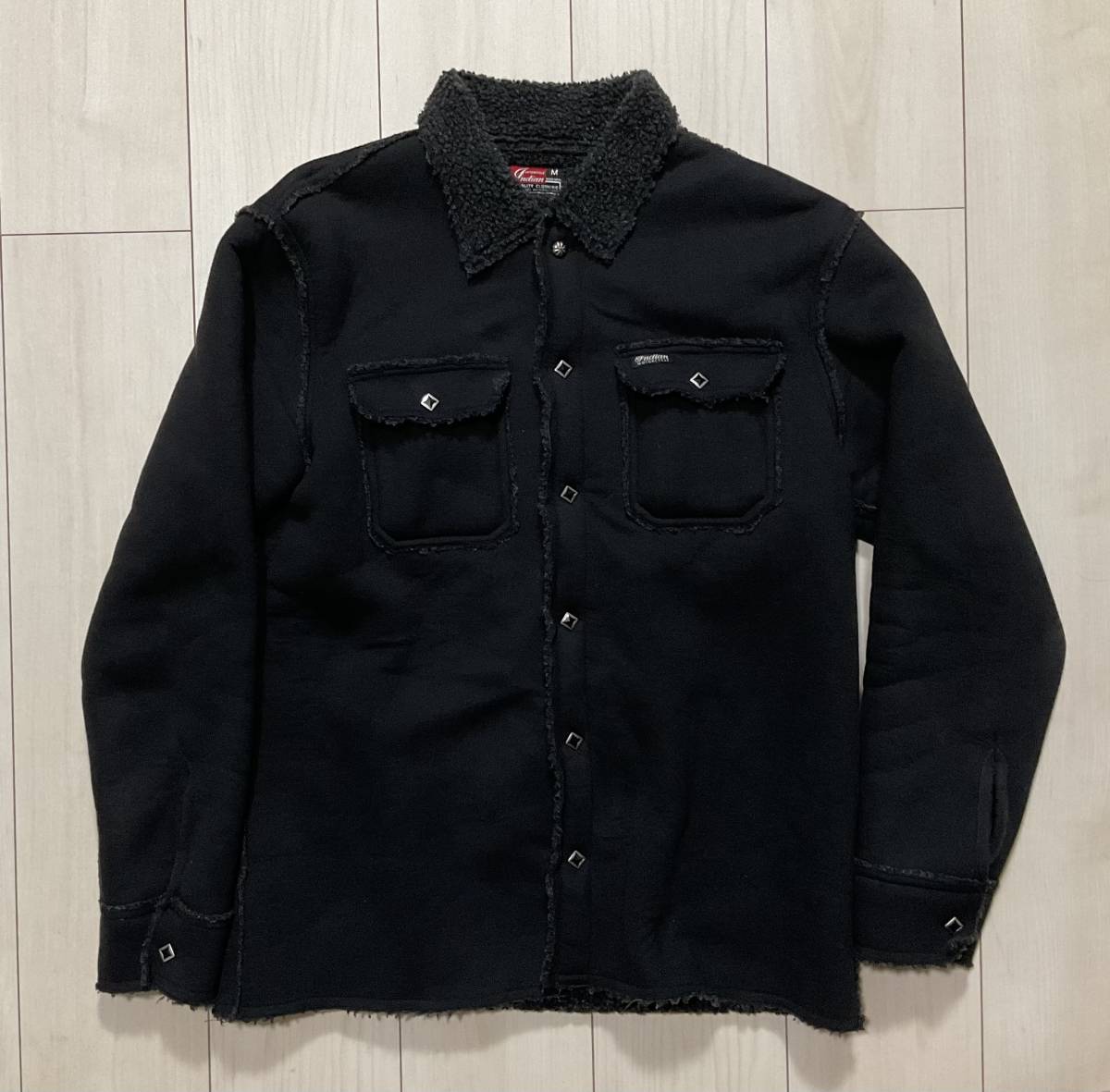 インディアンモーターサイクル　古着　シャツ　Mサイズ