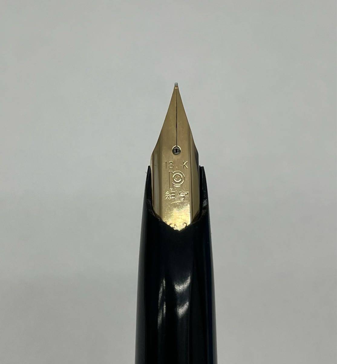 プラチナ プラチナ万年筆 18K細字 未使用 万年筆 出雲 鉄刀木 18K 細字