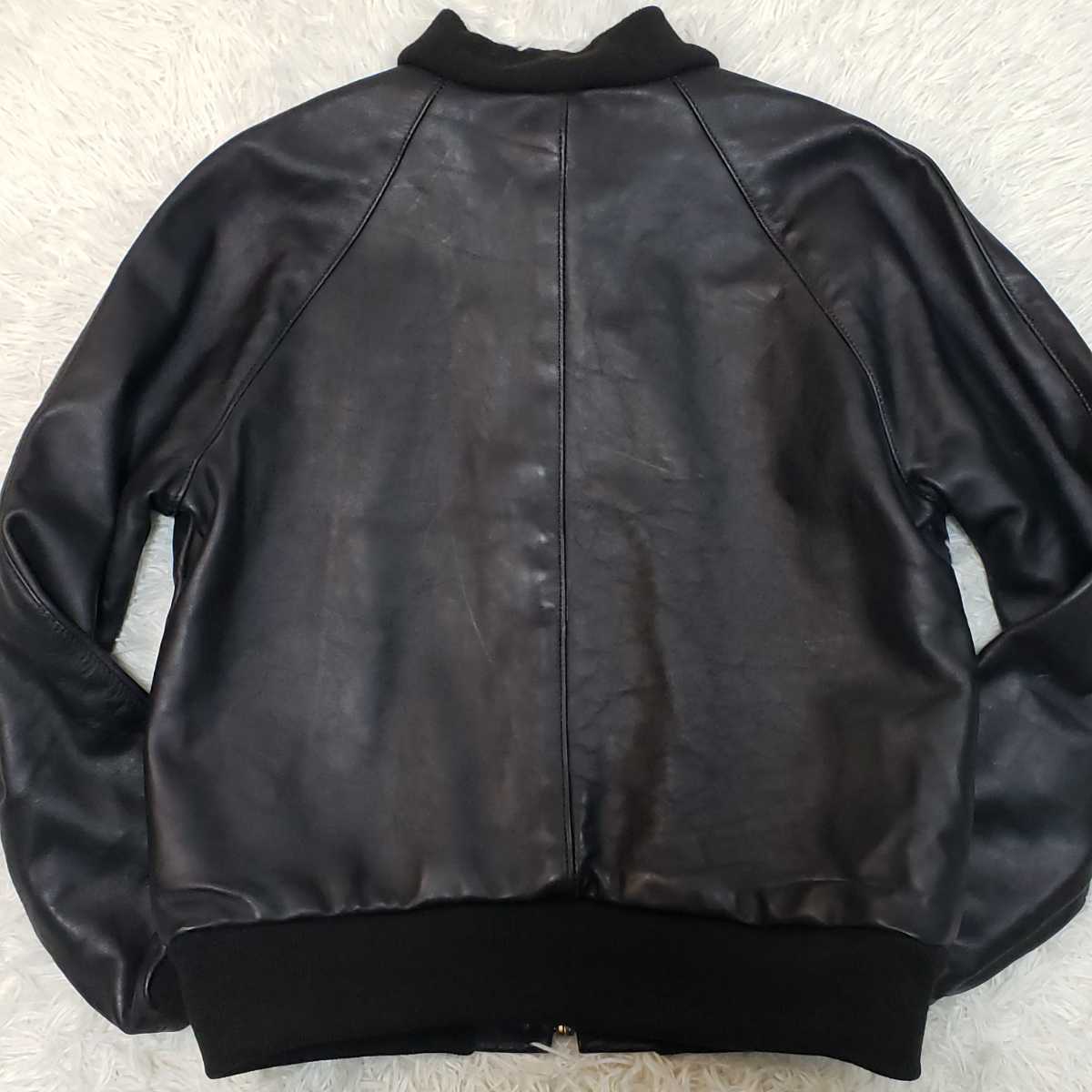 1円スタートVANSON バンソン BOSTON MASS MADE IN USAレザーダブル 