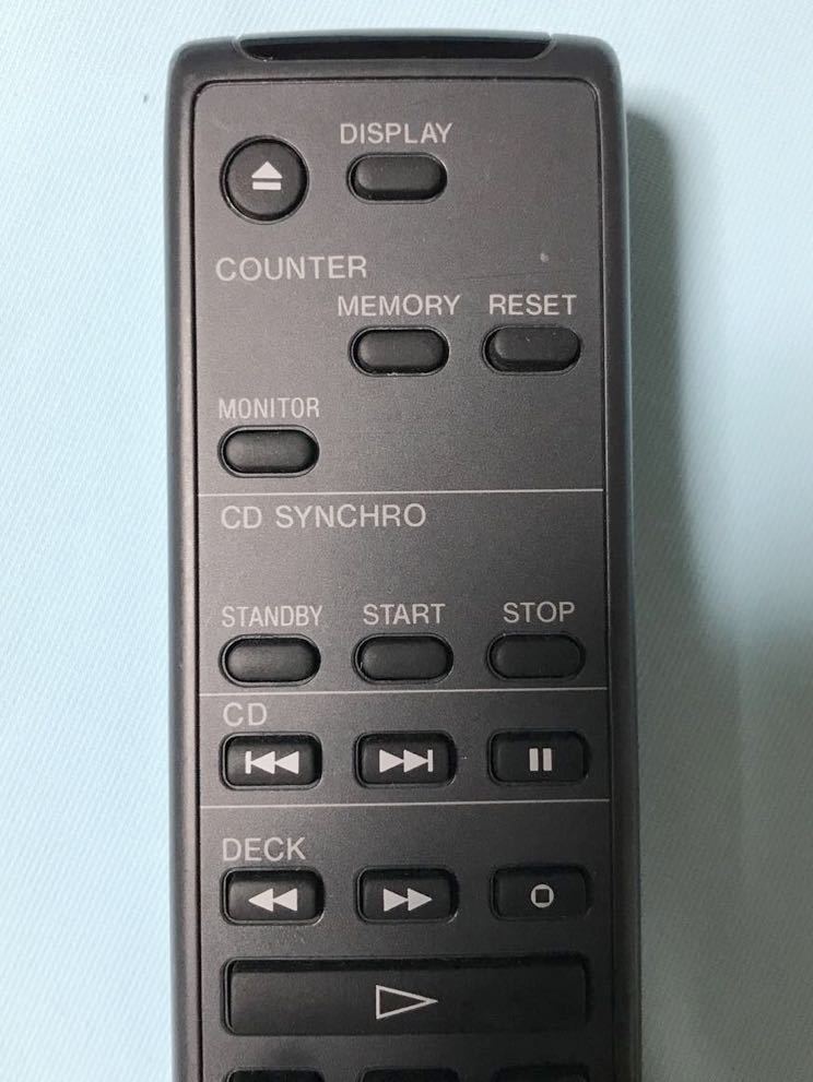 SONY RM-J702 ソニー カセット(CD)デッキ リモコン *赤外線動作確認済