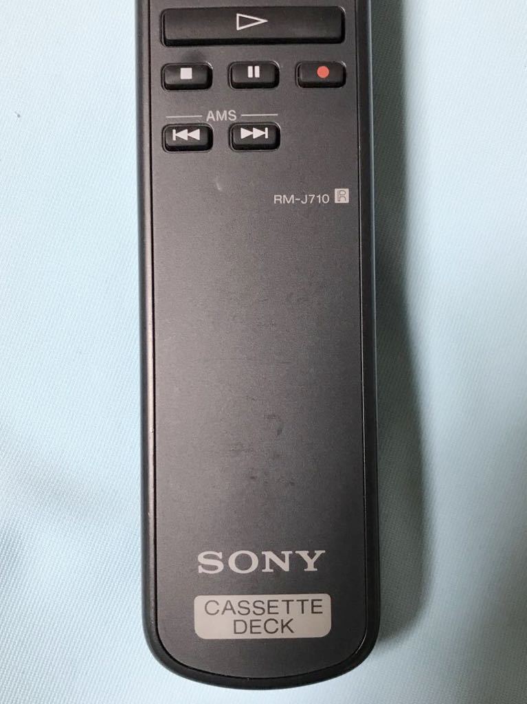 SONY ソニー カセットデッキ用 リモコン RM-J710 ＜中古品＞ ,今回出は