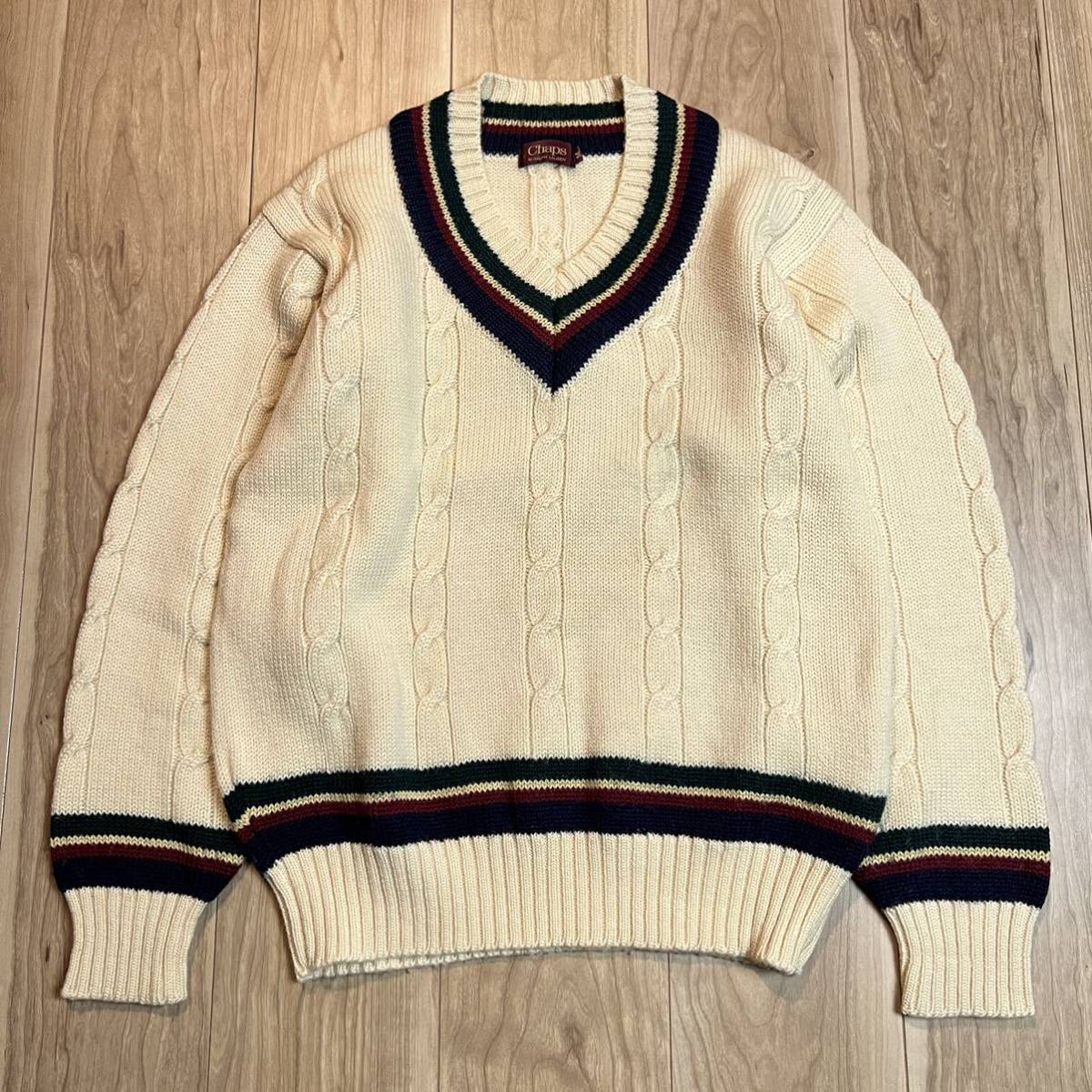 希少】90s ビンテージ ラルフローレン RALPH LAUREN CHAPS チルデン