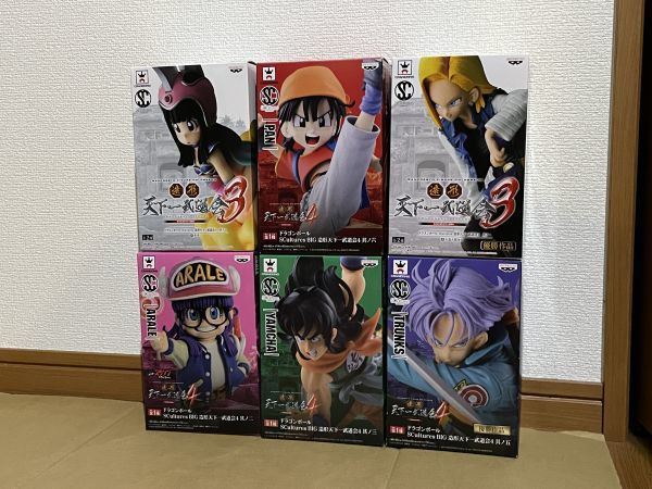 未開封保管品 ドラゴンボール 6体 天下一武道会 3 /4 /18号 アラレ 