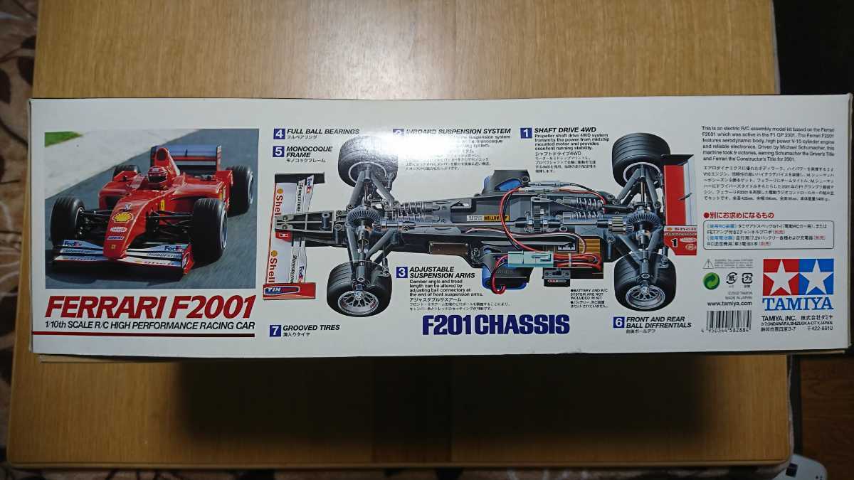 タミヤ 1⁄10 フェラーリ F2001 ラジコン Tamiya 1⁄10 R⁄C F1 Ferrari