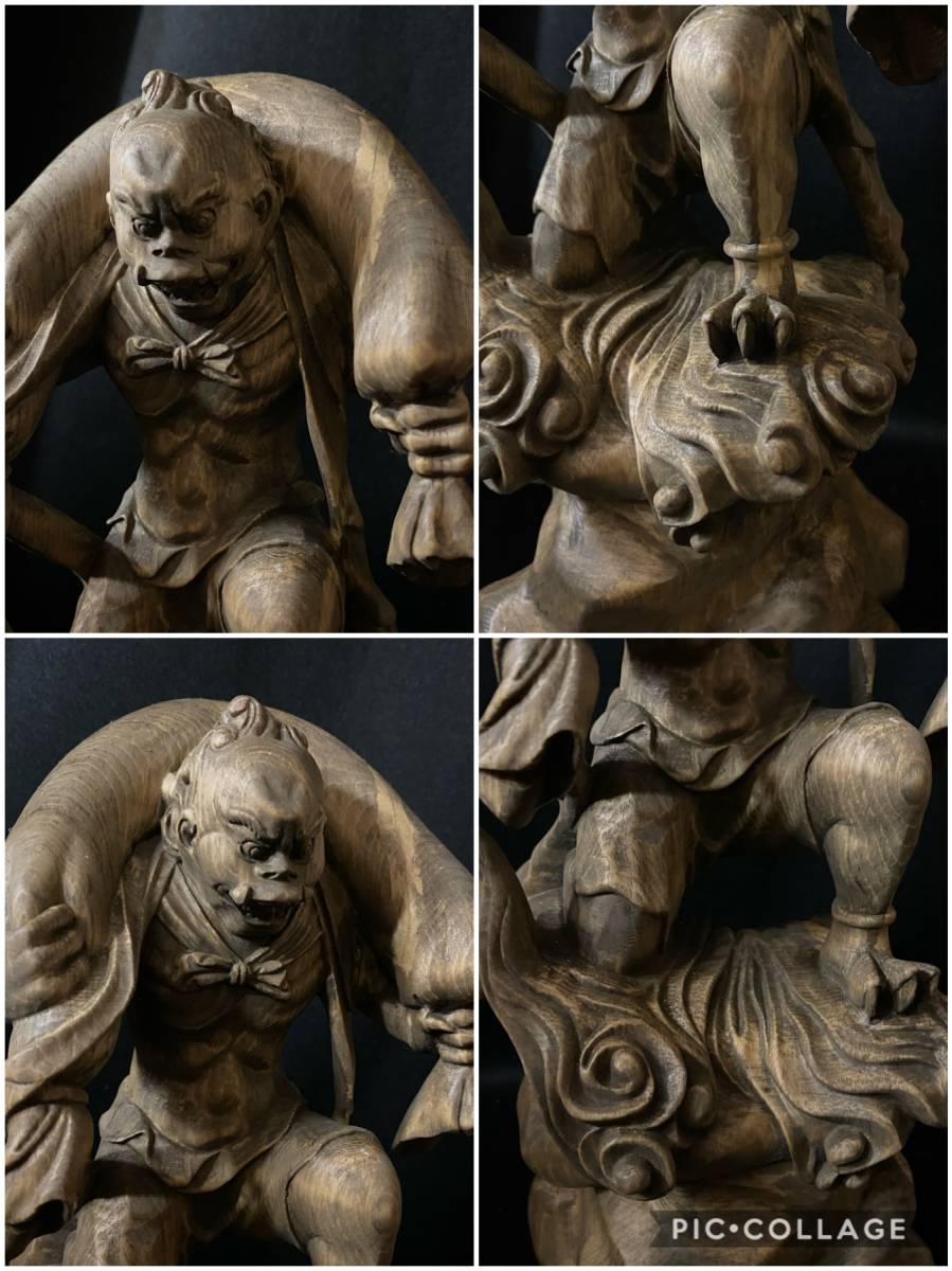 総楠材 高27cm 最大32cm 仏教工芸品 時代彫刻 木彫仏教 仏師で仕上げ品