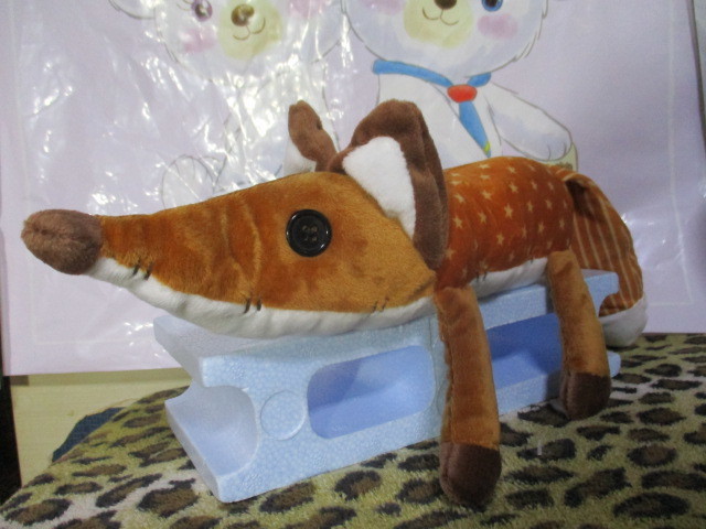 星の王子さまと私キツネのぬいぐるみ