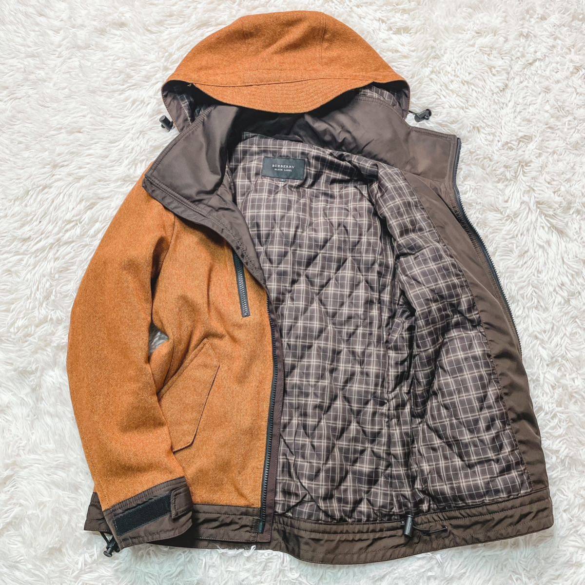 極美品✨希少【バーバリーブルーレーベル】ジップアップブルゾン 