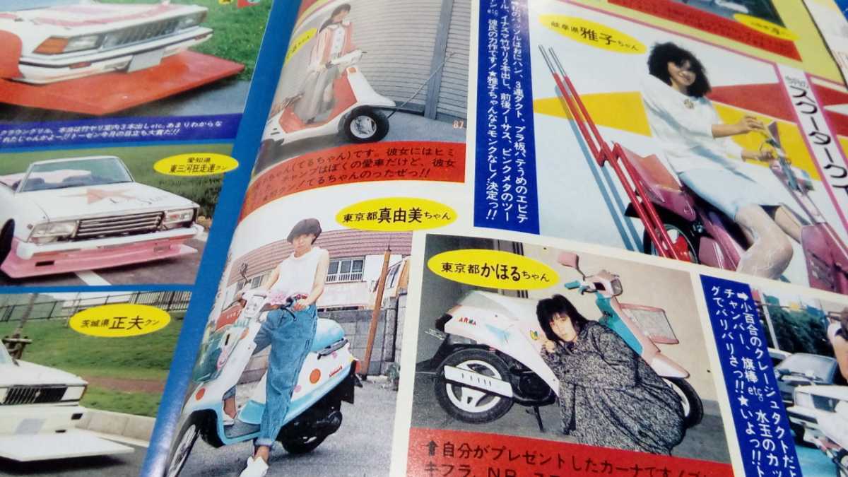 ライダーコミック昭和62年11月号ヤングオート投稿ライダーチャンプ