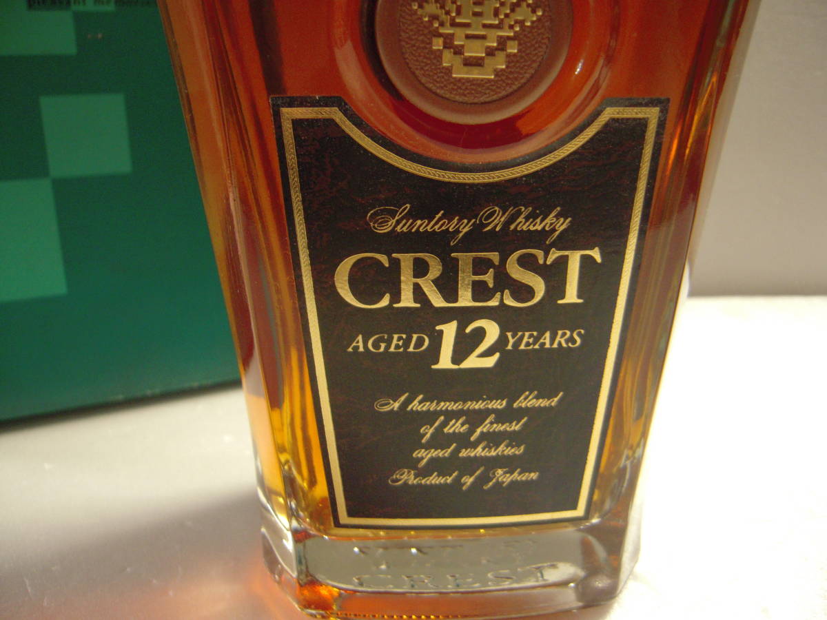Crestクレスト 12年 Aged 12 Years ウイスキー 箱入り サントリー