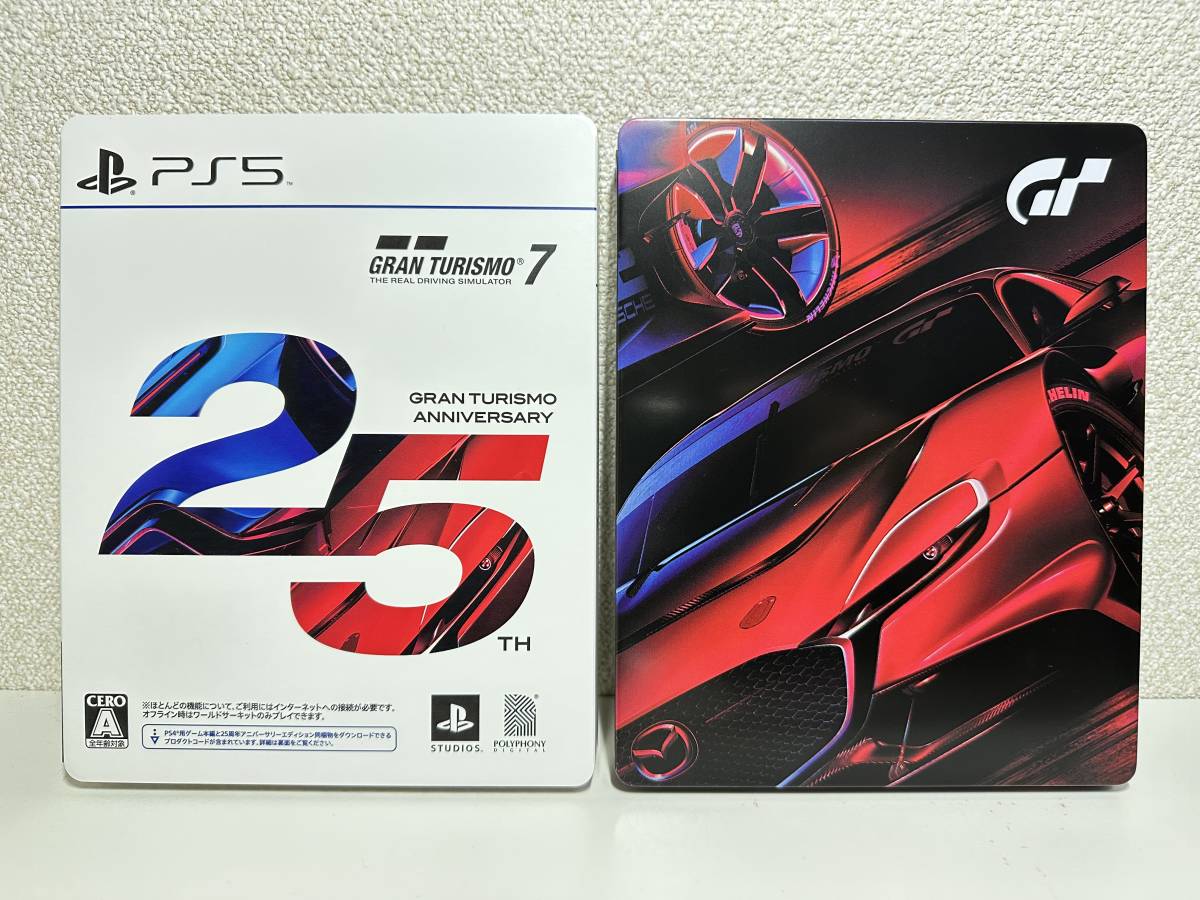 美品】PS5 PS4 グランツーリスモ7 25周年アニバーサリーエディション 