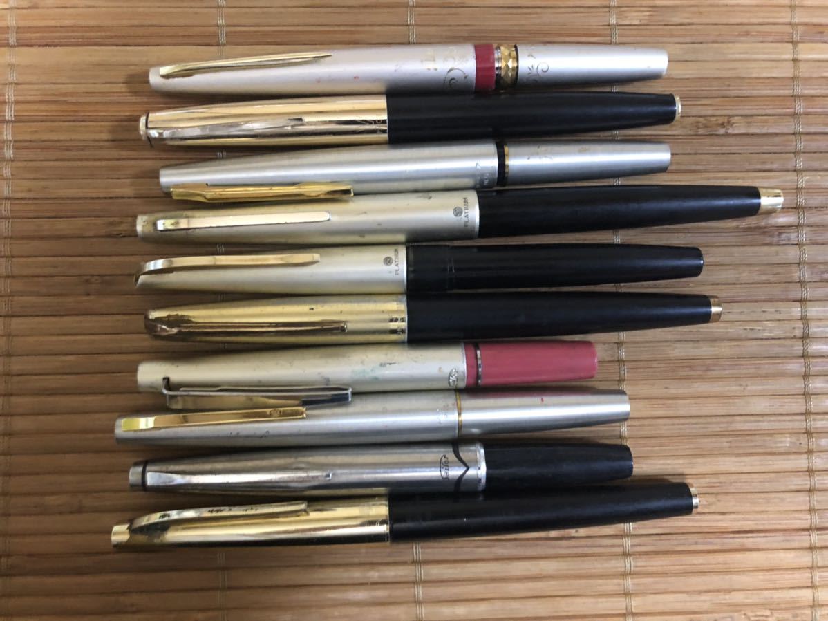 万年筆 パイロット 14K パイロット他 3本セット☆万年筆 ゴールド金