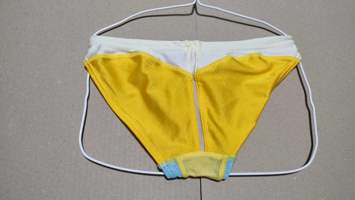 USED] AQUX 競パン 競泳水着 シースルー イエロー SSサイズ 【公式通販】