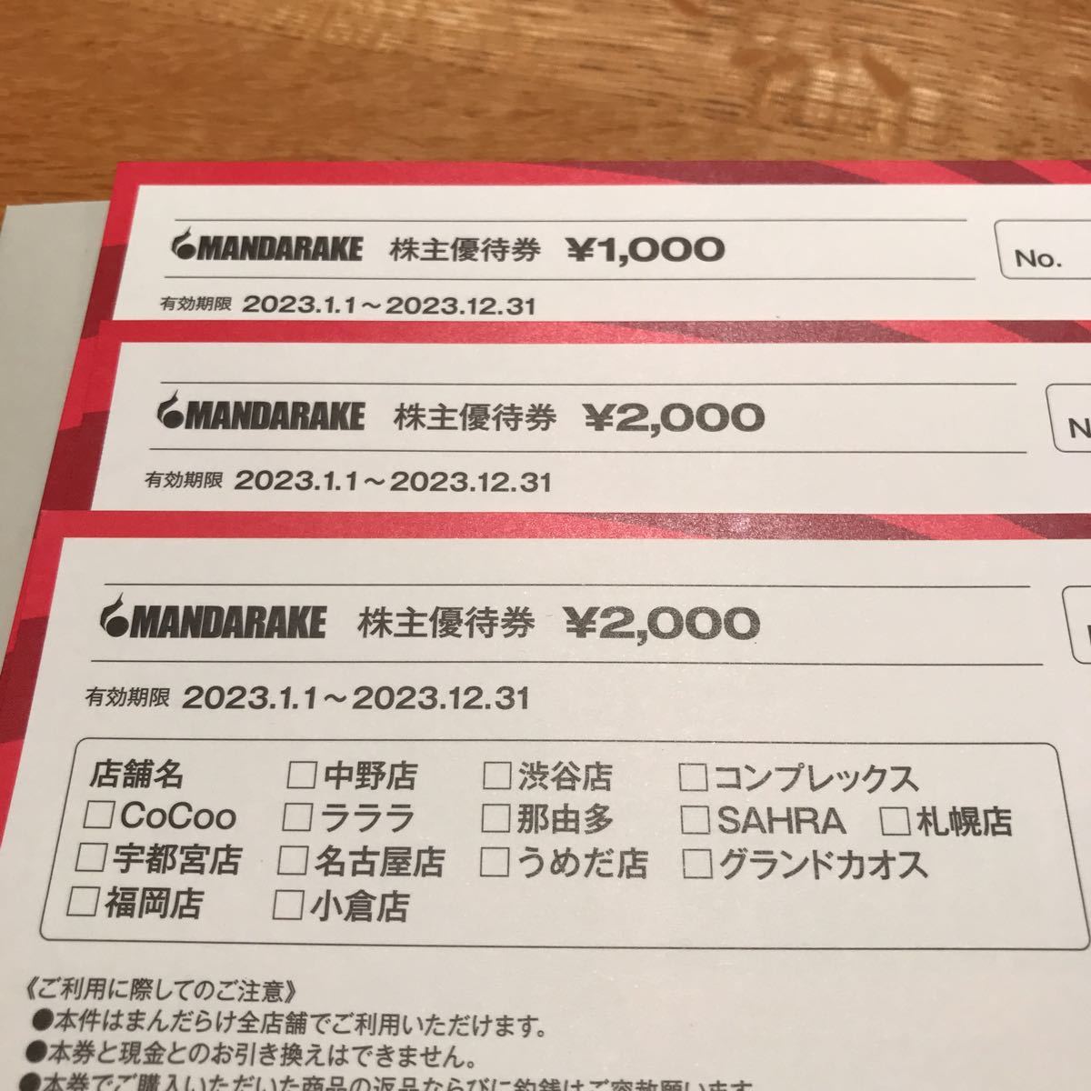 まんだらけ 株主優待券「20,000円分」【 送料無料】 まんだらけ 株主